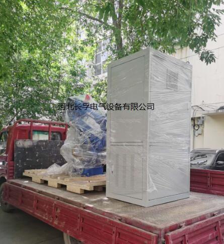 2020年6月3日,河北長孚電氣設備生產(chǎn)的鋁錠機器人碼垛機